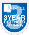 Radwell's 3 Year Warranty Logo