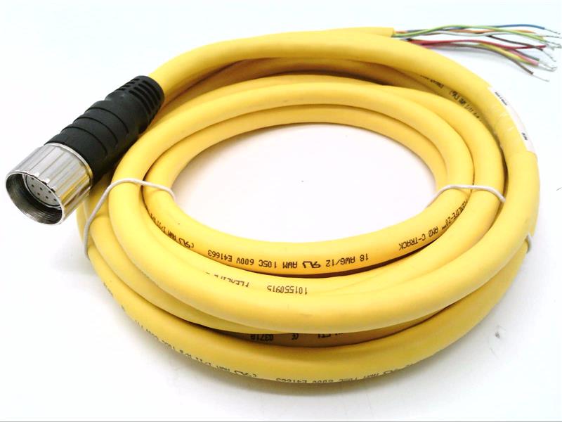 Câble De Connexion TURCK CSM 12-12-5/S101 - Mâle M23 12 Broches - Longueur 5 Mètres - Neuf D'origine