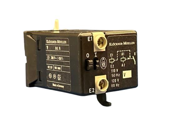 V DIL R 110V/50HZ-120V/60HZ - TOP MOUNT LATCHING MODULE by KLOCKNER MOELLER