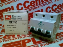 FEDERAL ELECTRIC HBA3P40