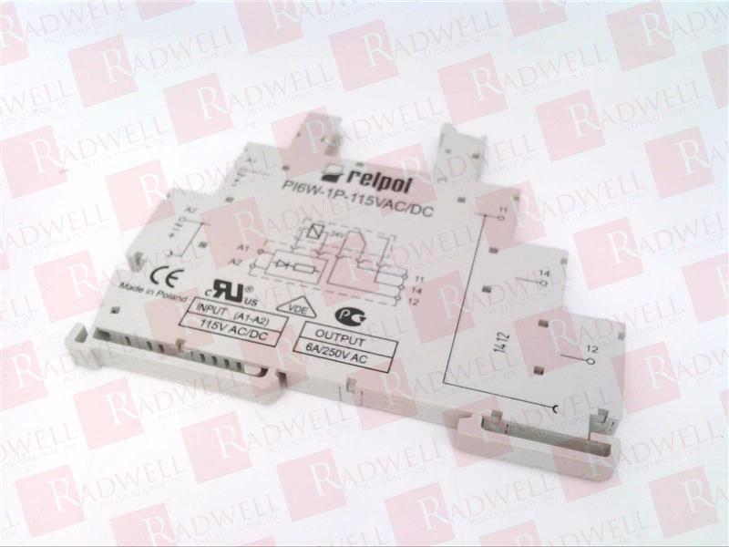 RELPOL PI6W-1P-115VAC/DC