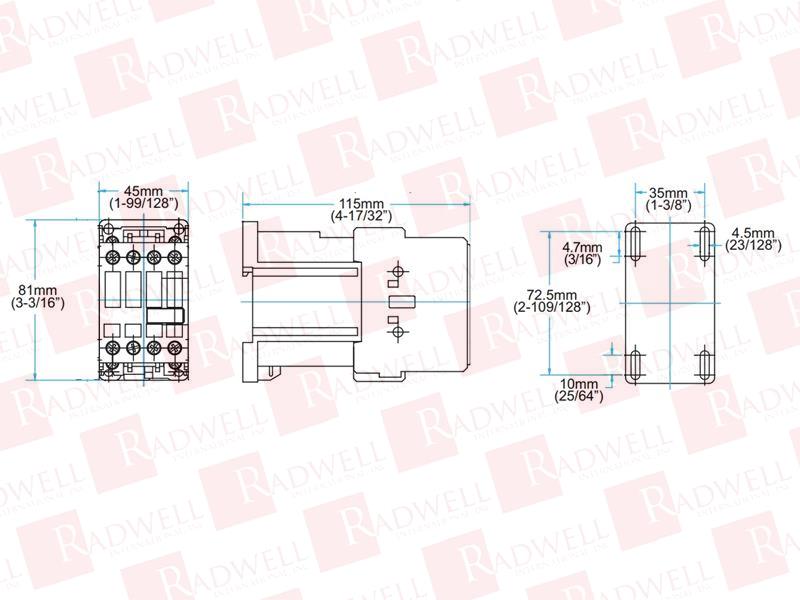 RADWELL VERIFIED SUBSTITUTE 3RT1024-1AK60-SUB (SM-AUX)