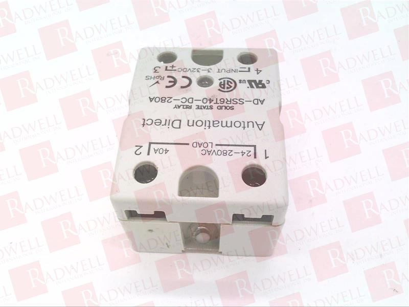 AUTOMATION DIRECT AD-SSR6T40-DC-280A