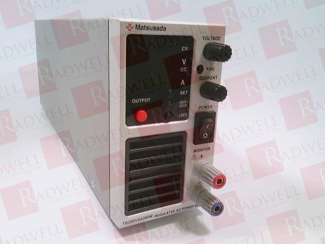 MATSUSADA PRECISION INC TB250V5A360W