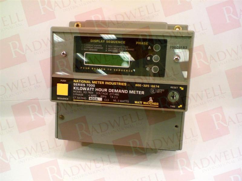 NATIONAL METER KD7834