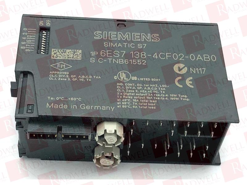 SIEMENS 6ES7138-4CF02-0AB0