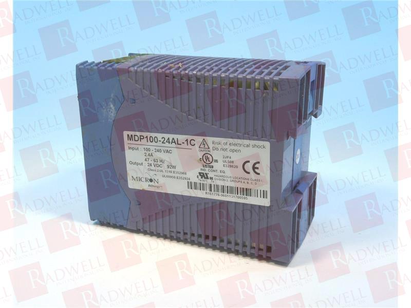 MICRON INDUSTRIES CORPORATION MDP100-24AL-1C