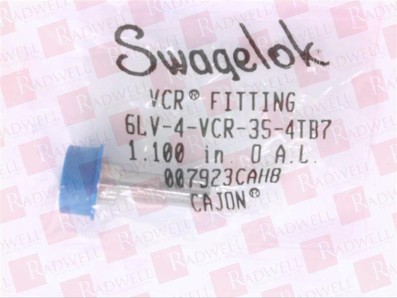 SWAGELOK 6LV-4-VCR-3S-4TB7