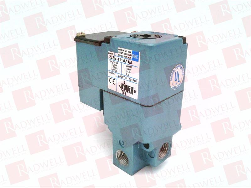 MAC VALVES INC 225B-111AAAA