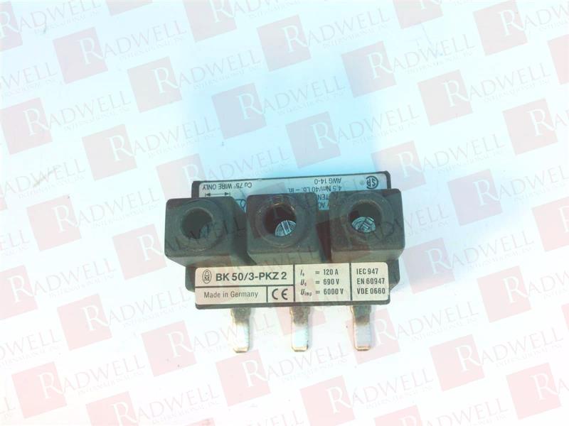 EATON CORPORATION BK50/3-PKZ2