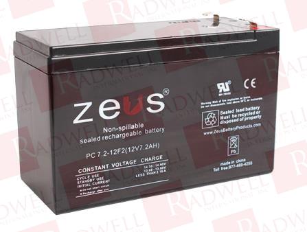 ZEUS BATTERY PRODUCTS PC7.2-12F2