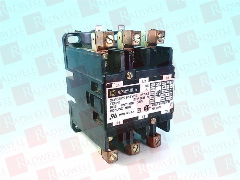 SCHNEIDER ELECTRIC 8910-DPA43-V02