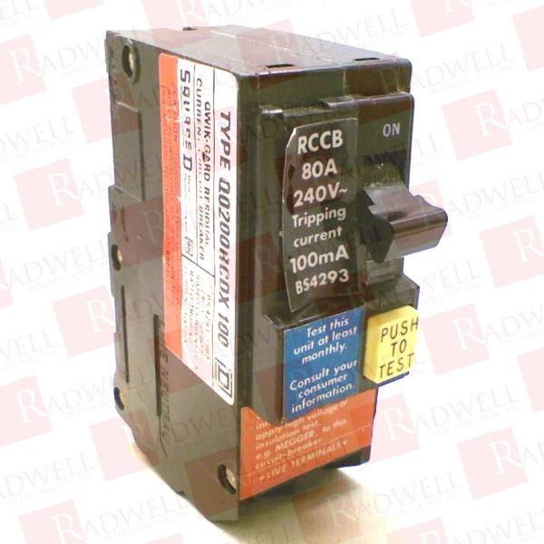 SCHNEIDER ELECTRIC QO200RCDX100