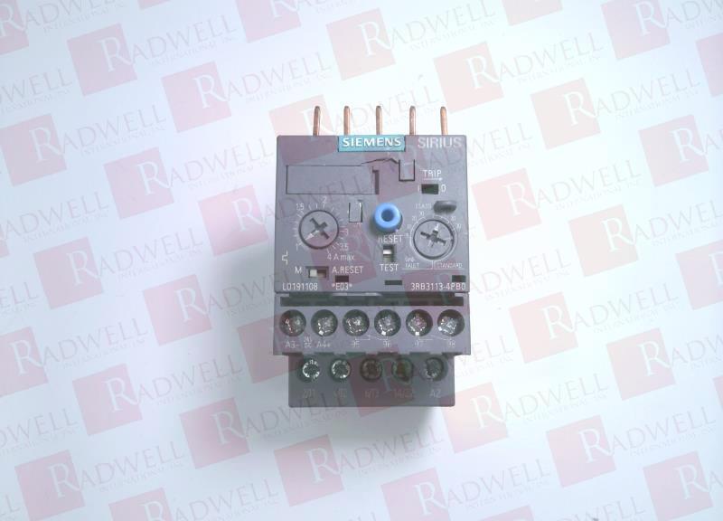 SIEMENS 3RB3113-4PB0