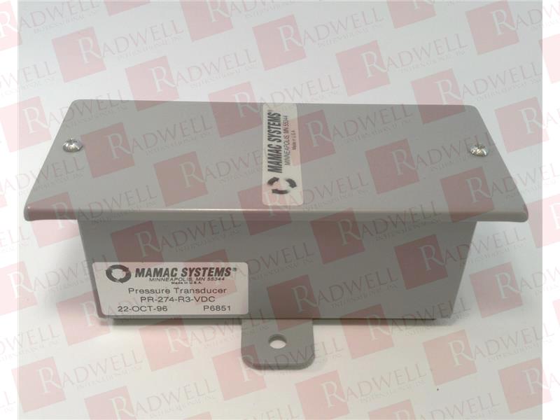 MAMAC SYSTEMS PR-274-R3-VDC