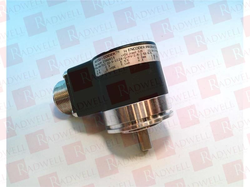 ENCODER PRODUCTS 702-20-S-1024-Q-HV-1-R-2-SX-N-N