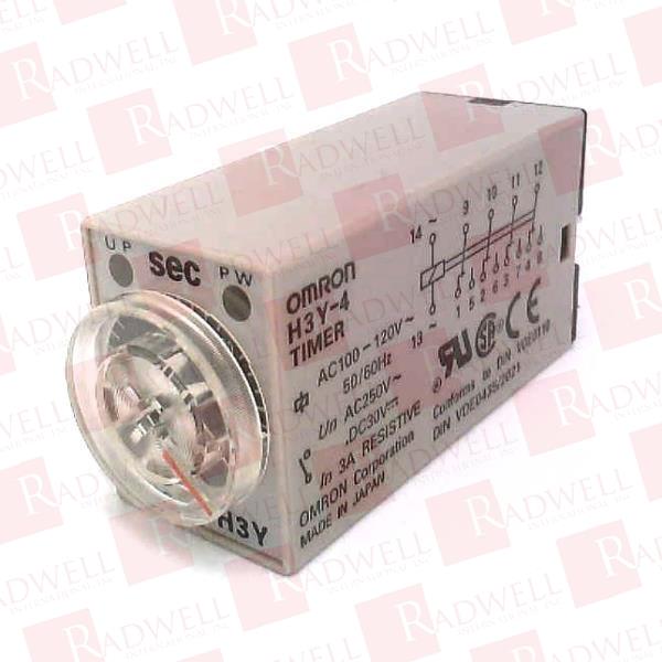 OMRON H3Y-4 AC100-120 120S