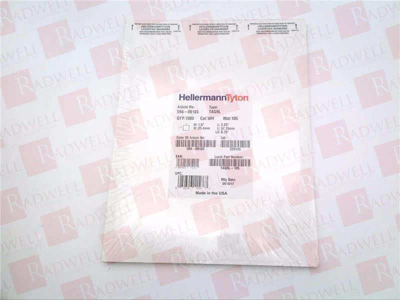 HELLERMANN TYTON TAG9L-105