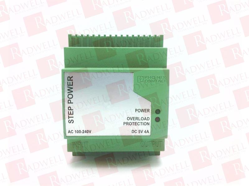 PHOENIX CONTACT STEP-PS-100-240AC/5DC/4