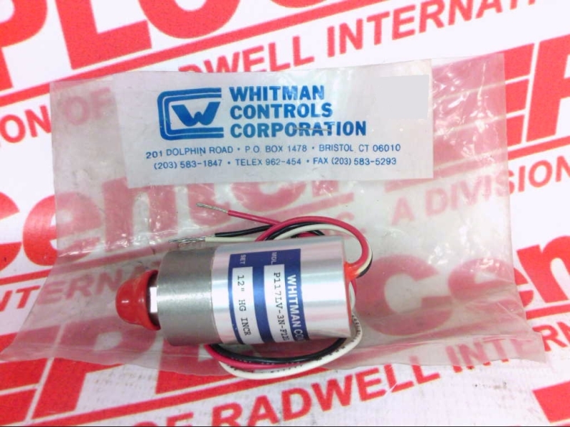 WHITMAN CONTROLS P117LV-3N-F12L