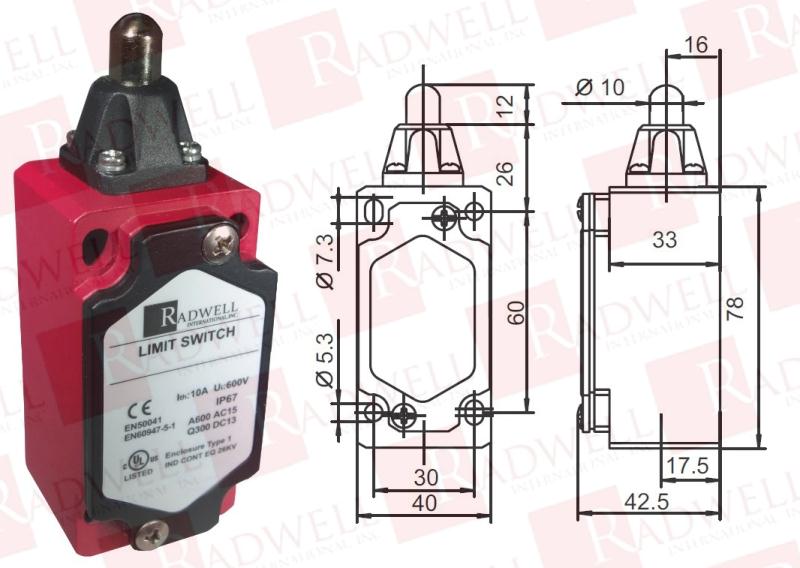 RADWELL VERIFIED SUBSTITUTE ENM2-SU1ZIWSUB