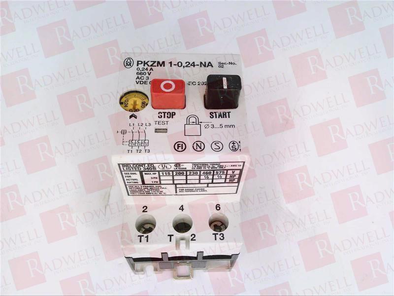 EATON CORPORATION PKZM-1-0-24-NA