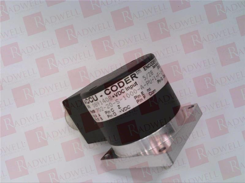 ENCODER PRODUCTS 702-20-S-1000-A-PU-1-F-1-S-N-N