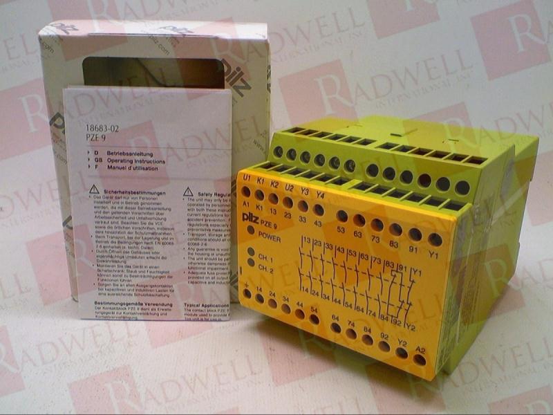 PILZ PZE9-110-120VAC-8N/O-1N/C