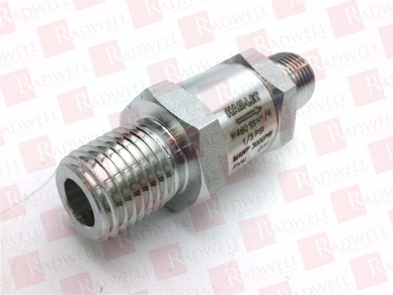 HAM-LET H-480-SS-N-1/4-1/3PSI