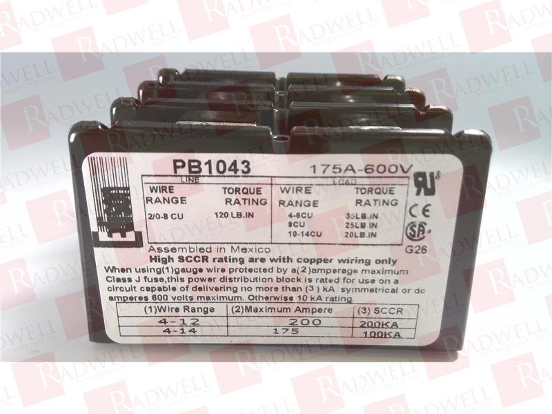 EATON CORPORATION PB1043