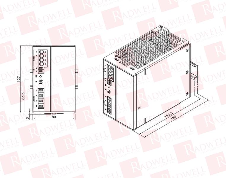 RADWELL VERIFIED SUBSTITUTE SDN-40-24-480-SUB (20A)