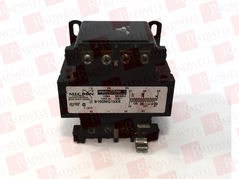 MICRON INDUSTRIES CORPORATION B100MQ15XK