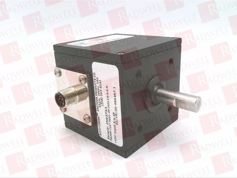 ENCODER PRODUCTS 716-0004-PP-IND12-6-S-K-N