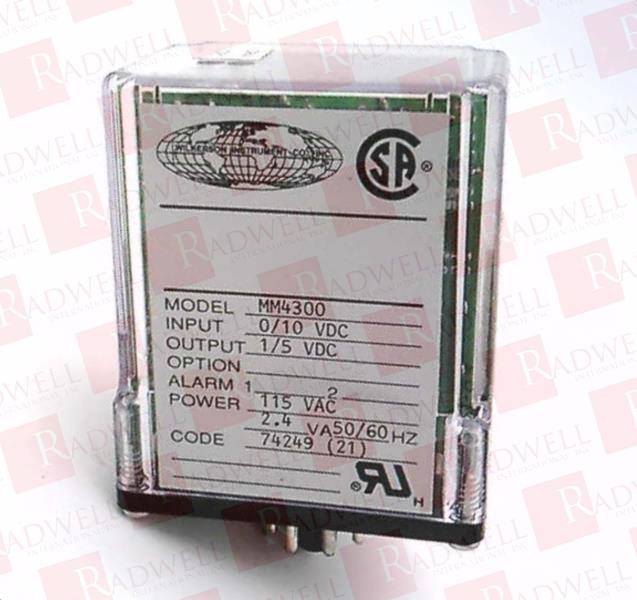 WILKERSON INSTR CO MM4300 (115VAC 0/10VDC 1/5VDC)