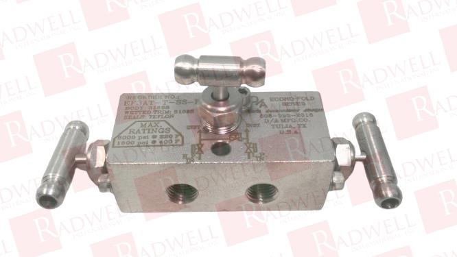 D/A MANUFACTURING  EF3AT-T-SS-F2