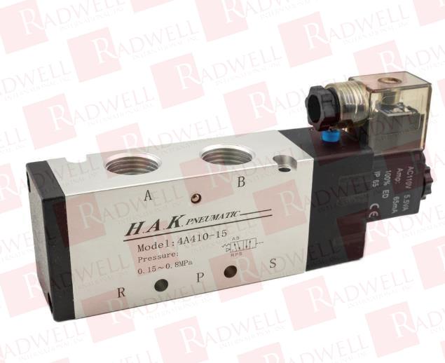 HAK FLUID POWER EQUIPMENT 4V410-15 (110V AC)