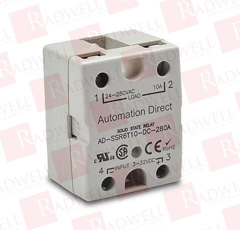 AUTOMATION DIRECT AD-SSR6T10-DC-280A