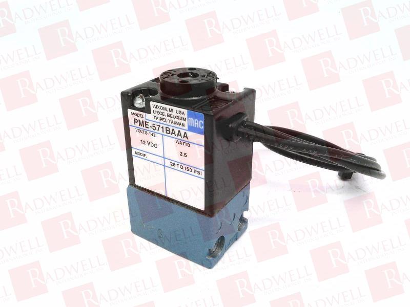MAC VALVES INC PME-571BAAA