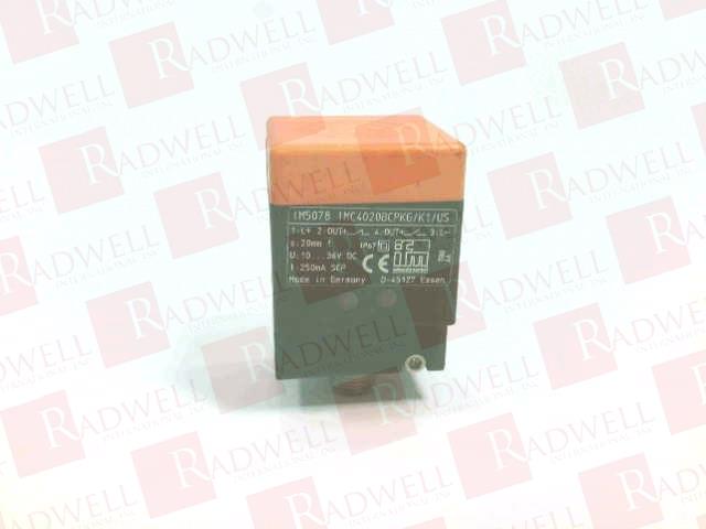 EFECTOR IMC4020BCPKG/K1/US-100-DPA-IM5078