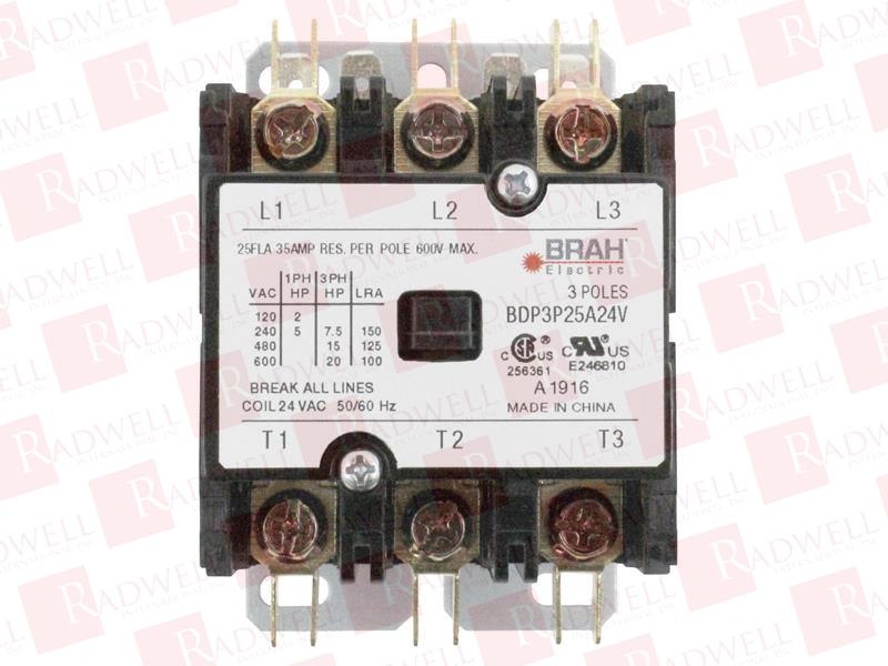 BRAH ELECTRIC BDP3P25A240V