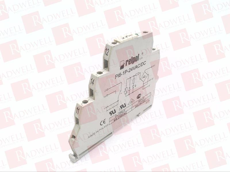 RELPOL PI6-1P-24VAC/DC