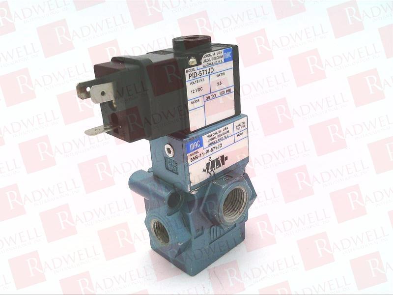 MAC VALVES INC 55B-11-PI-571JJ