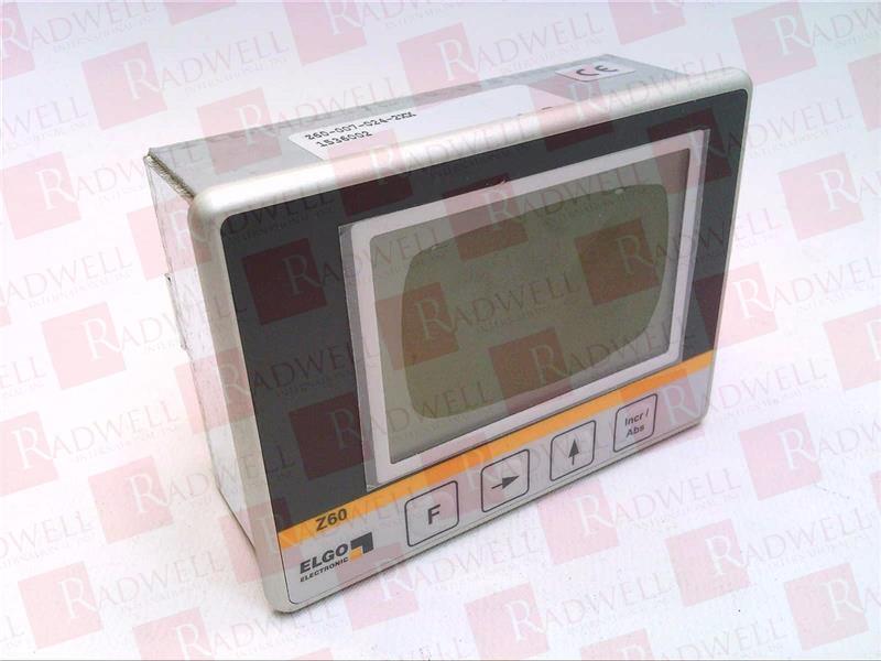 ELGO ELECTRONIC Z60-007-024-2XX