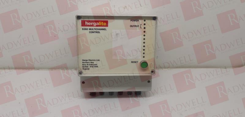 HERGA ELECTRIC LTD 6360 MULTICHANNEL CONTROL