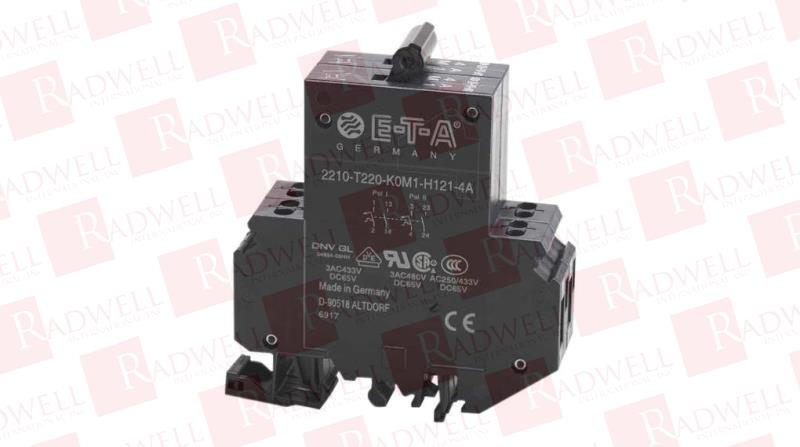 E-T-A CIRCUIT BREAKERS 2210-T210-KOM1-H121-16A