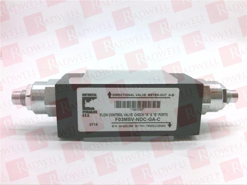 CONTINENTAL HYDRAULICS F03MSV-NDC-GA-D