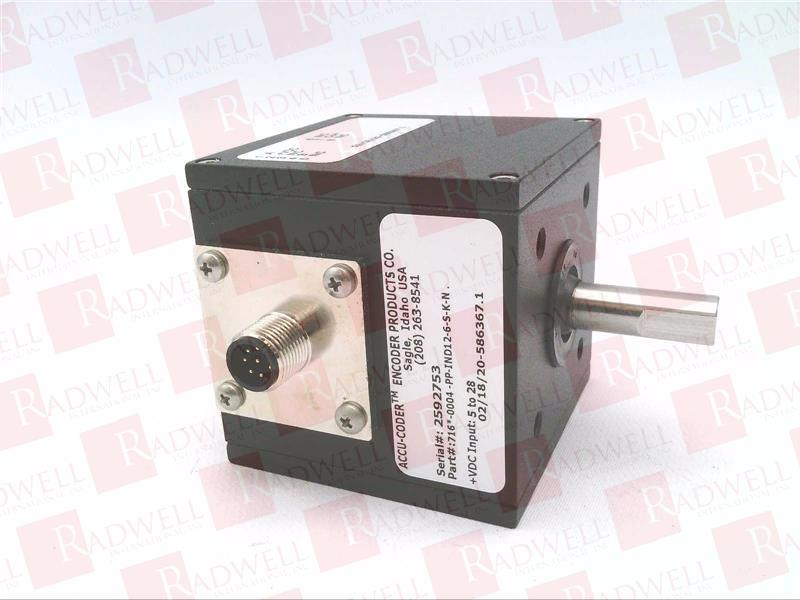 ENCODER PRODUCTS 716-0004-PP-IND12-6-S-K-N