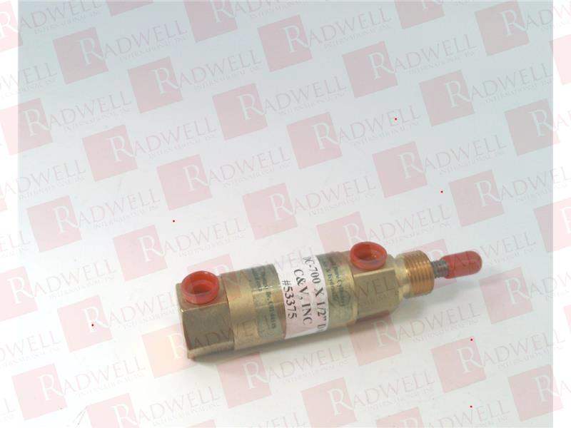 CYLINDERS & VALVES INC DC-700X1/2
