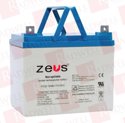 ZEUS BATTERY PRODUCTS PC33-12NB