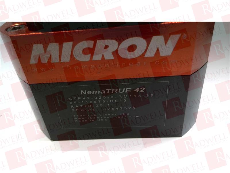 ALTRA INDUSTRIAL MOTION NTP42-025-0-RM115-39